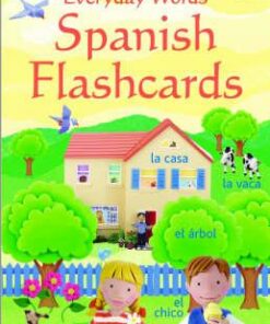 Everyday Words In Spanish Sticker Book -