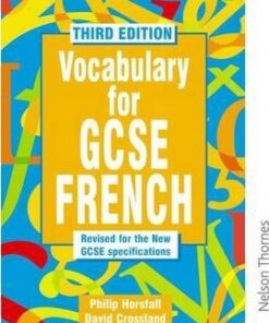Vocabulary for GCSE French - Philip Horsfall