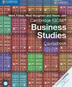Cambridge International IGCSE: Cambridge IGCSE (R) Business Studies Coursebook with CD-ROM - Mark Fisher