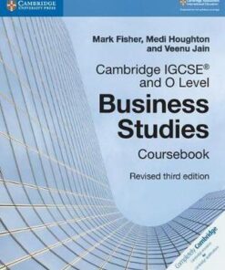 Cambridge International IGCSE: Cambridge IGCSE (R) and O Level Business Studies Revised Coursebook - Mark Fisher