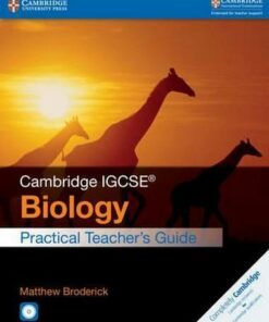 Cambridge International IGCSE: Cambridge IGCSE (R) Biology Practical Teacher's Guide with CD-ROM - Matthew Broderick