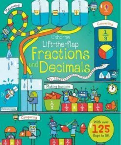 Lift-The-Flap Fractions and Decimals - Rosie Dickins