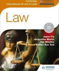 Cambridge International AS and A Level Law - Jacqueline Martin
