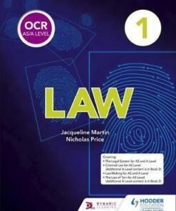 OCR AS/A Level Law Book 1 - Jacqueline Martin