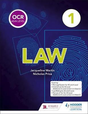 OCR AS/A Level Law Book 1 - Jacqueline Martin