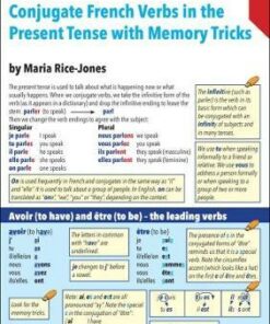 Conjugate French Verbs in the Present Tense with Memory Tricks: A Petit Guide - Maria Rice-Jones