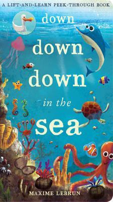 Down Down Down in the Sea: A lift-and-learn peek-through book - Maxime Lebrun