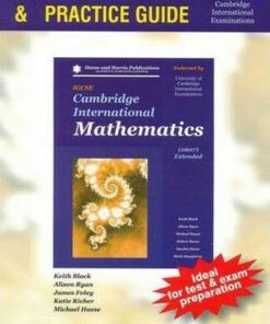 Cambridge International Mathematics IGCSE 0607 Extended: Exam Preparation and Practice Guide - Keith Black