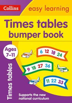 Times Tables Bumper Book Ages 7-11 (Collins Easy Learning KS2) - Collins Easy Learning