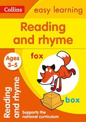 Reading and Rhyme Ages 3-5: New Edition (Collins Easy Learning Preschool) - Collins Easy Learning