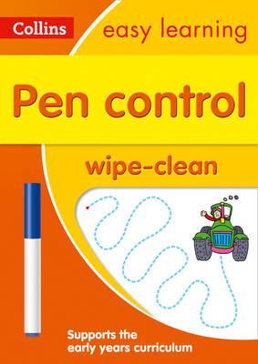 Pen Control Age 3-5 Wipe Clean Activity Book (Collins Easy Learning Preschool) - Collins Easy Learning