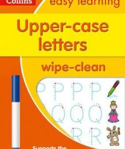 Upper Case Letters Age 3-5 Wipe Clean Activity Book (Collins Easy Learning Preschool) - Collins Easy Learning