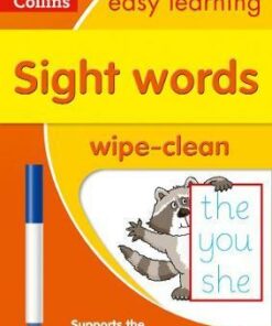 Sight Words Age 3-5 Wipe Clean Activity Book (Collins Easy Learning Preschool) - Collins Easy Learning