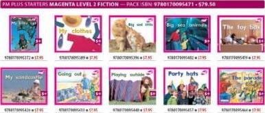 PM Plus Starters Magenta (Pink) Level 2 (10 books) -