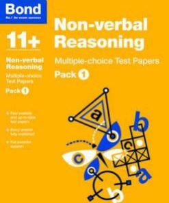 Bond 11+: Non-verbal Reasoning: Multiple-choice Test Papers: Pack 1 - Andrew Baines