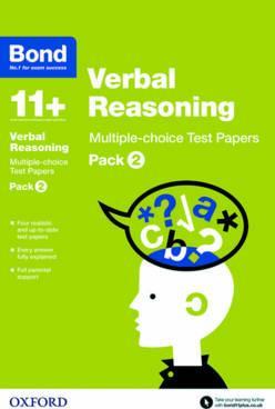 Bond 11+: Verbal Reasoning: Multiple-choice Test Papers: Pack 2 - Frances Down