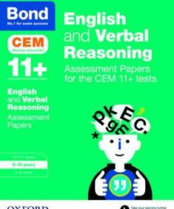 Bond 11+: English and Verbal Reasoning: Assessment Papers for the CEM 11+ tests: 9-10 years - Michellejoy Hughes
