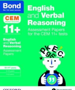 Bond 11+: English and Verbal Reasoning: Assessment Papers for the CEM 11+ tests: 10-11+ years - Michellejoy Hughes