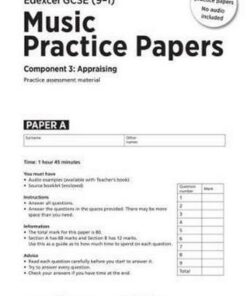 Edexcel GCSE Music Practice Papers (Pack of 4) - Julia Winterson