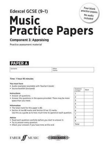 Edexcel GCSE Music Practice Papers (Pack of 4) - Julia Winterson