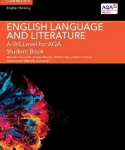 A Level (AS) English Language and Literature AQA: A/AS Level English Language and Literature for AQA Student Book - Jane Bluett