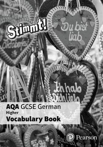 Stimmt! AQA GCSE German Higher Vocab Book (pack of 8) -
