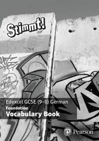 Stimmt! Edexcel GCSE German Foundation Vocabulary Book (pack of 8) -