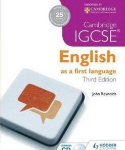 Cambridge IGCSE English First Language 3ed + CD - John Reynolds
