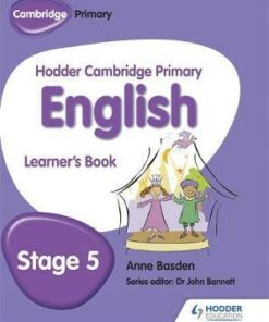 Hodder Cambridge Primary English: Learner's Book Stage 5 - Anne Basden