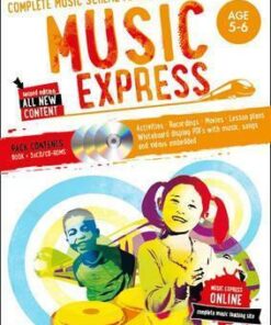 Music Express - Music Express: Age 5-6 (Book + 3 CDs + DVD-ROM): Complete music scheme for primary class teachers - Helen MacGregor