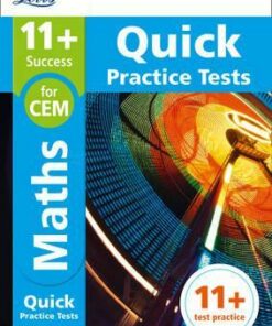 11+ Maths Quick Practice Tests Age 9-10 for the CEM tests (Letts 11+ Success) - Letts 11+