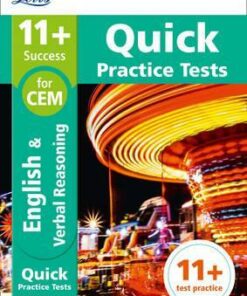 11+ English and Verbal Reasoning Quick Practice Tests Age 10-11 for the CEM tests (Letts 11+ Success) - Letts 11+