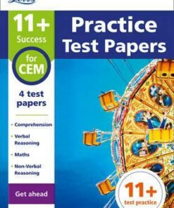 11+ Practice Test Papers (Get ahead) for the CEM tests inc. Audio Download (Letts 11+ Success) - Letts 11+