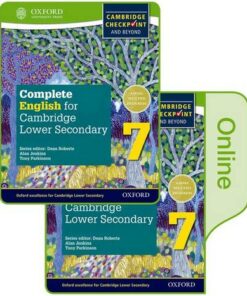 Complete English for Cambridge Lower Secondary Print and Online Student Book Pack 7 - Dean Roberts - 9780198378334