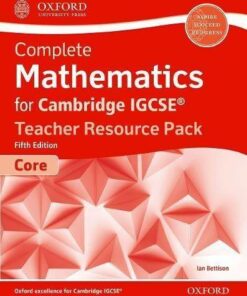 Complete Mathematics for Cambridge IGCSE (R) Teacher Resource Pack (Core) - Ian Bettison - 9780198427995