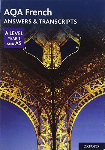 AQA French A Level Year 1 and AS Answers & Transcripts | Heath ...