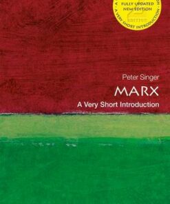 Marx: A Very Short Introduction - Peter Singer (Princeton University) - 9780198821076