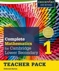 Complete Mathematics for Cambridge Lower Secondary Teacher Pack 1: For Cambridge Checkpoint and Beyond - Deborah Barton - 9780199137053