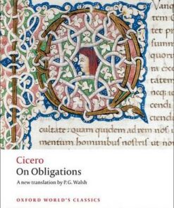 On Obligations: De Officiis - Marcus Tullius Cicero - 9780199540716