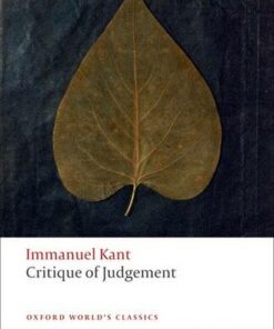 Critique of Judgement - Immanuel Kant - 9780199552467