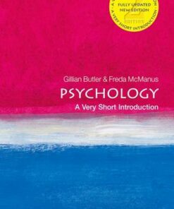 Psychology: A Very Short Introduction - Gillian Butler (Oxford Health NHS Trust (retired)) - 9780199670420
