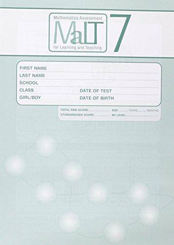 MaLT Test 7 (Pack of 10) (Mathematics Assessment for Learning and Teaching) - Julian Williams - 9780340886311