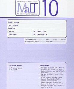 MaLT Test 10 (Pack of 10) (Mathematics Assessment for Learning and Teaching) - Julian Williams - 9780340886434