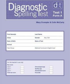 Diagnostic Spelling Tests: Test 1
