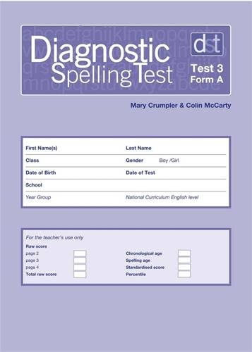 Diagnostic Spelling Tests: Test 3