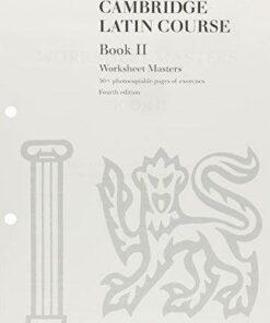 Cambridge Latin Course: Cambridge Latin Course Book II Worksheet Masters - Cambridge School Classics Project - 9780521497541