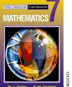 New National Framework Mathematics 7 Core Pupil's Book - K. M. Vickers - 9780748767519