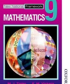 New National Framework Mathematics 9 Core Pupil's Book - M. J. Tipler - 9780748767557