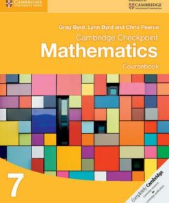 Cambridge Checkpoint Mathematics Coursebook 7 - Greg Byrd - 9781107641112