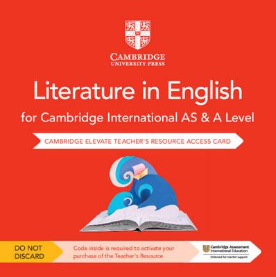 Cambridge International AS & A Level Literature in English Cambridge Elevate Teacher's Resource Access Card - Elizabeth Whittome - 9781108457361